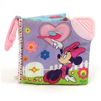 Disney Baby Minnie Mouse On the Go Soft Teether Book, 5"