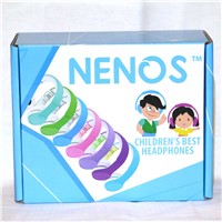 Nenos Children Headphones Kids Headphones Children's Headphones Volume Limited Headphones for Kids Foldable (Pink)