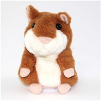 Szresm Talking Hamster Repeats What You Say Electronic Pet Talking Plush Buddy Mouse for Child Kids Party Toys