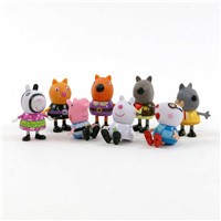Peppa Pig Fancy Dress Party Figures - 12 Pack