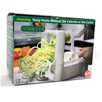 Spiralizer 5-Blade Vegetable Slicer, Strongest-and-Heaviest Duty, Best Veggie Pasta & Spaghetti Maker for Low Carb/Paleo/Gluten-Free Meals, With 4 Exclusive Recipe eBooks