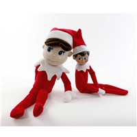 Elf on the Shelf Bundle - The Elf on the Shelf: Christmas Tradition Book with Light Skin Blue Eyed Boy Scout Elf and Boy Plushee Pal