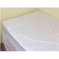 WEEKENDER Fitted Jersey Mattress Protector with Noiseless Waterproof Barrier - Twin