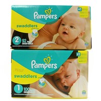 Pampers Swaddlers Diapers Size 5 Economy Pack Plus 124 Count