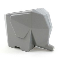 Abstract Gray Elephant Design Plastic Bathroom Toothbrush Holder / Kitchen Utensil